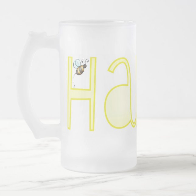 Caneca De Cerveja Vidro Jateado Seja X Modelo Mug 4 (Esquerda)