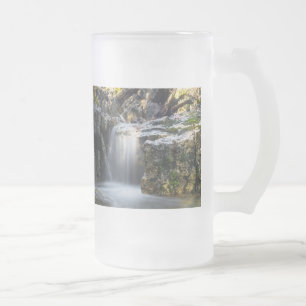 Caneca De Cerveja Vidro Jateado Serenity Spa Cai No Vidro Do Fosco