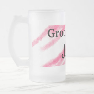 Caneca De Cerveja Vidro Jateado SIMPLES MINIMAL adicione seu nome personalizado pa