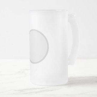 Caneca De Cerveja Vidro Jateado simples minimal adicione seu texto monograma foto