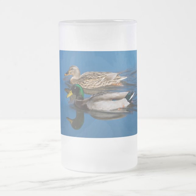 Caneca De Cerveja Vidro Jateado Só Você E Eu Fosco Mug (Centro)