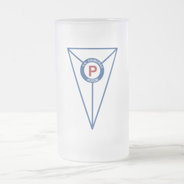 Caneca De Cerveja Vidro Jateado Solja V.K. Primorac (Centro)