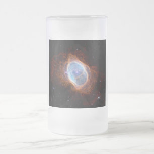 Caneca De Cerveja Vidro Jateado Southern Ring Nebula Space James Webb Telescópio