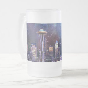 Caneca De Cerveja Vidro Jateado Spacey Seattle