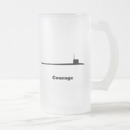 Caneca De Cerveja Vidro Jateado Sub-curso