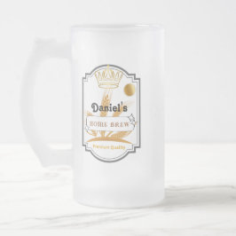 Caneca De Cerveja Vidro Jateado Taça de vidro personalizado