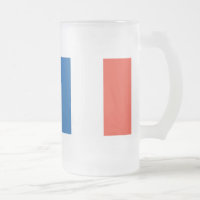 Taça grande de vidro França estandarte