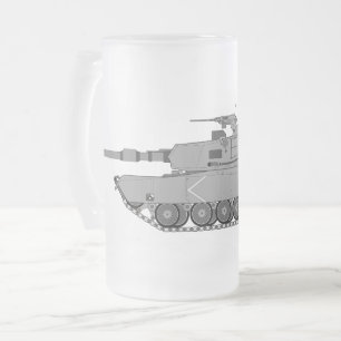 Caneca De Cerveja Vidro Jateado Tanker - O Melhor Trabalho Que Eu Já Tive