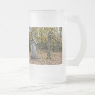 Caneca De Cerveja Vidro Jateado Tenho que ir ao Fosco de vidro