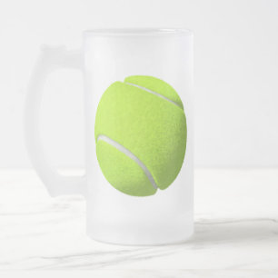 Caneca De Cerveja Vidro Jateado Tênis Ball
