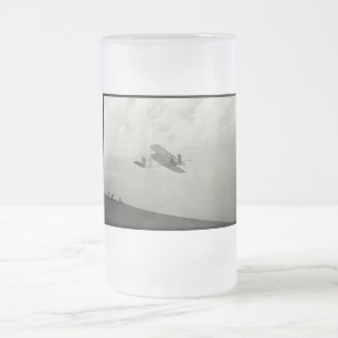 Caneca De Cerveja Vidro Jateado Teste de Voo de Planador Aviação Irmãos Wright