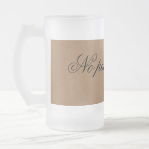Caneca De Cerveja Vidro Jateado texto personalizado motivação para academia E