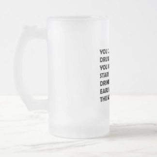 Caneca De Cerveja Vidro Jateado The Happy Drinker