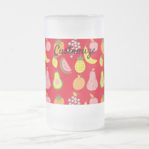 Caneca De Cerveja Vidro Jateado Thunder_Cove da Coleção Fruta Associada