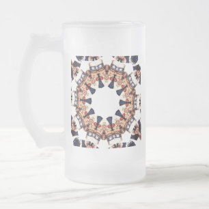 Caneca De Cerveja Vidro Jateado Tio Sam Apontando Dedo Kaleidoscópio