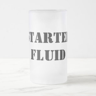 Caneca De Cerveja Vidro Jateado Tipografia de Fluid Funny