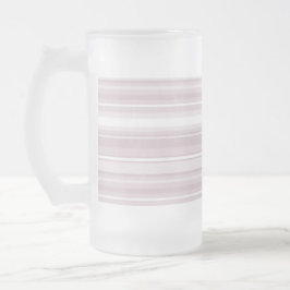 Caneca De Cerveja Vidro Jateado tiras rosa rosa quartzo