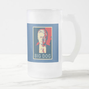 Caneca De Cerveja Vidro Jateado Todos saudam o cão grande! Produtos de Bill