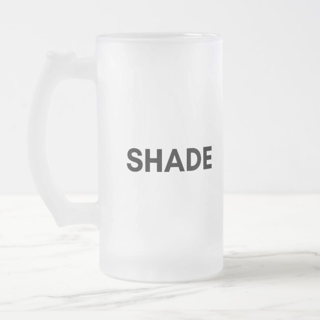 Caneca De Cerveja Vidro Jateado tom (Esquerda)