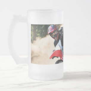 Caneca De Cerveja Vidro Jateado Travesseiro de motocross