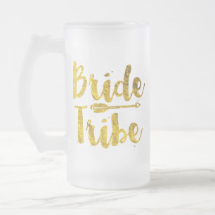 Caneca De Cerveja Vidro Jateado Tribo Bride