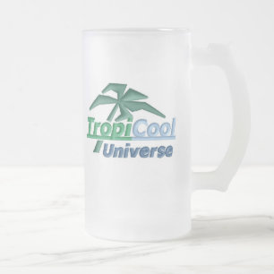 Caneca De Cerveja Vidro Jateado TropiCoolCaneta Universo (vidro)