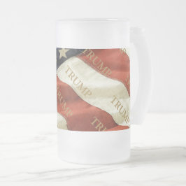 CANECA DE CERVEJA VIDRO JATEADO TRUMP