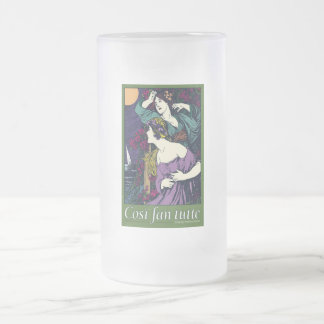 Caneca De Cerveja Vidro Jateado Tutte do fã de Così, ópera