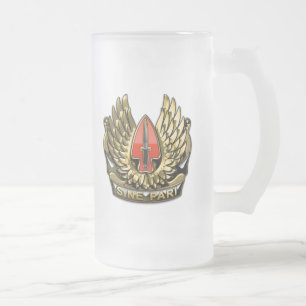 CANECA DE CERVEJA VIDRO JATEADO USASOC DUI