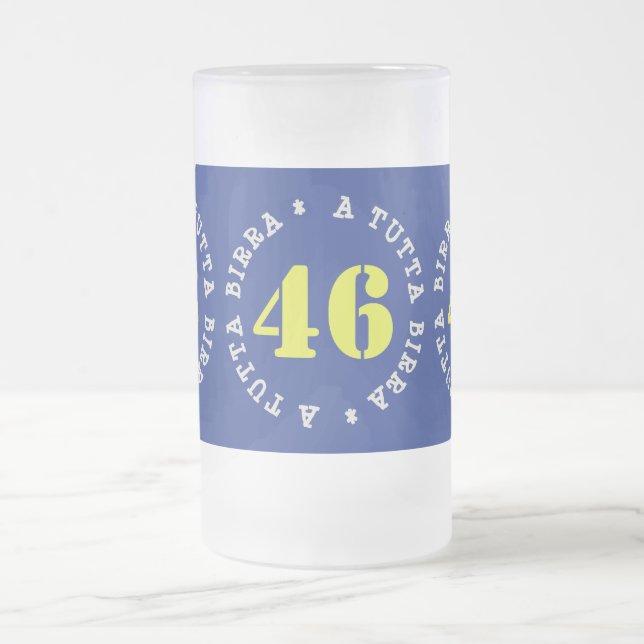 CANECA DE CERVEJA VIDRO JATEADO VALENTINO A TUTTA BIRRA - CARAFFA - (Centro)