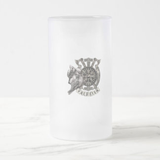 Caneca De Cerveja Vidro Jateado Valhala