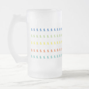 Caneca De Cerveja Vidro Jateado Velas