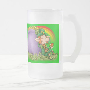 Caneca De Cerveja Vidro Jateado VENDA! Irish Mug