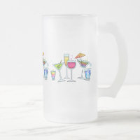 VIDRAÇAS DE COCKTAIL FOSCOS