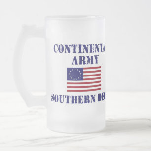 Caneca De Cerveja Vidro Jateado Vidro continental do exército da guerra de