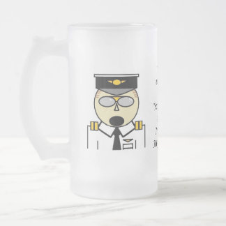 Caneca De Cerveja Vidro Jateado Você deve vê-lo do fosco do flightdeck