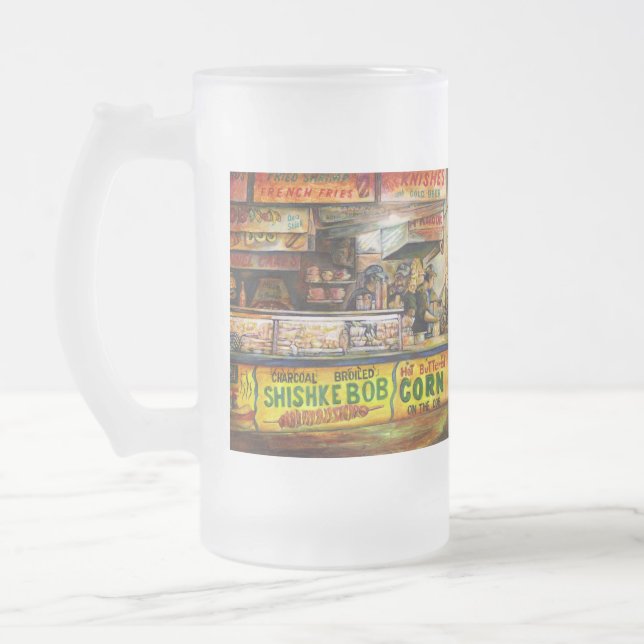 Caneca De Cerveja Vidro Jateado Você não pode competir com isso (Esquerda)