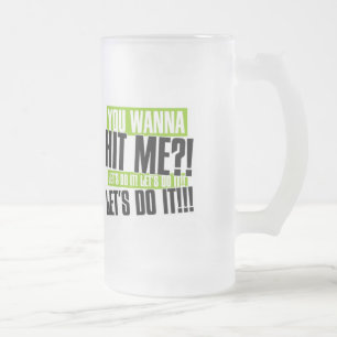 Caneca De Cerveja Vidro Jateado Você Quer Mug