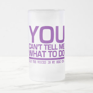 Caneca De Cerveja Vidro Jateado VOICES NA MINHA MÚSICA DE CABEÇA - escolha estilo 