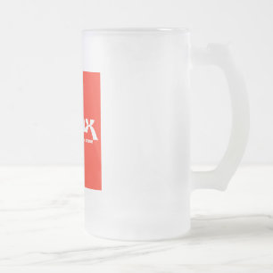 Caneca De Cerveja Vidro Jateado WBMX Mug