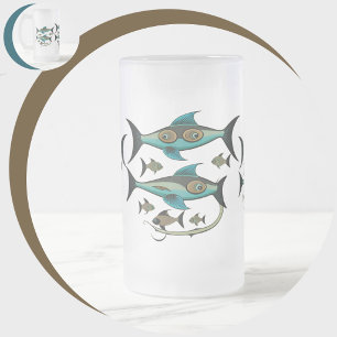 Caneca De Cerveja Vidro Jateado xNinzagga