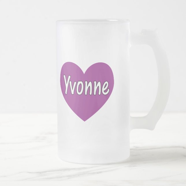 Caneca De Cerveja Vidro Jateado Yvonne (Direita)