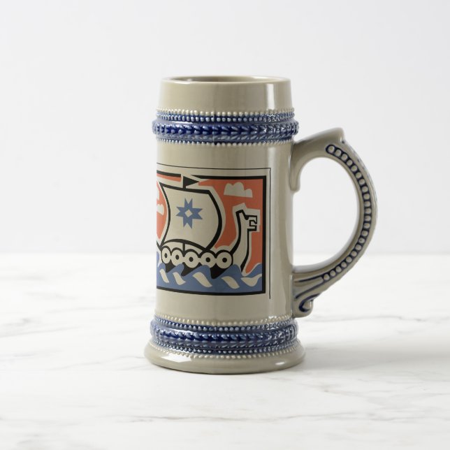 Caneca De Cerveja Viking Longboat (Direita)