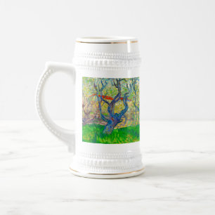 Caneca De Cerveja Vincent van Gogh Pomar em Flor