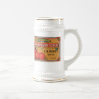 Caneca de cerveja Vintage Champagne