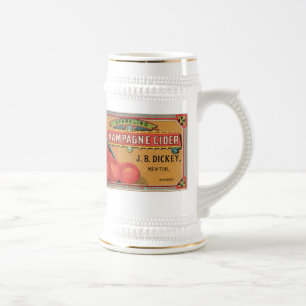 Caneca de cerveja Vintage Champagne