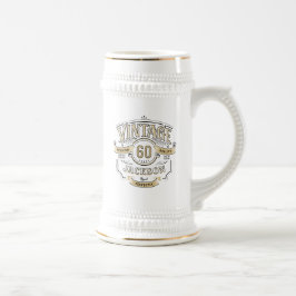 Caneca De Cerveja Vintage Personalizada Idade para Perfecção Anivers