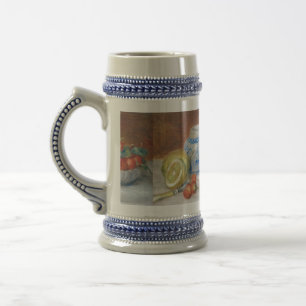 Caneca De Cerveja Vintage Pierre Auguste Renoir Strawberries