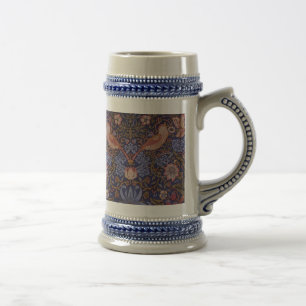 Caneca De Cerveja Vintage William Morris Strawberry Thef