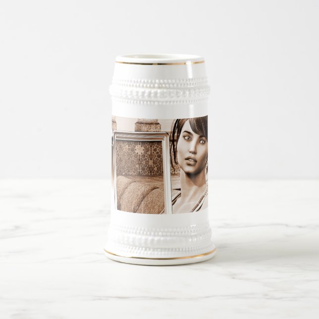 Caneca De Cerveja Vintage Woman (Centro)
